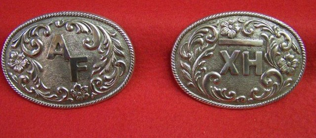 Two Silver Buckles